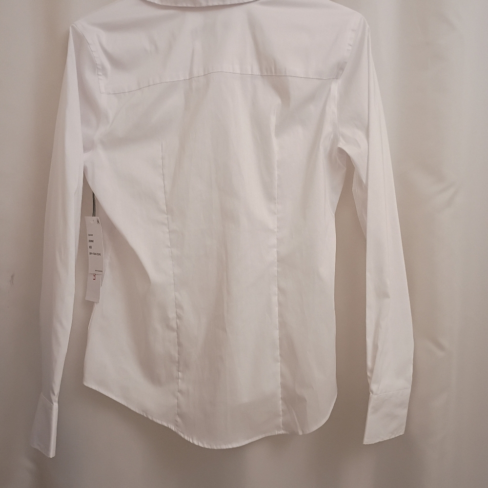 Classic White Button-Up Shirt